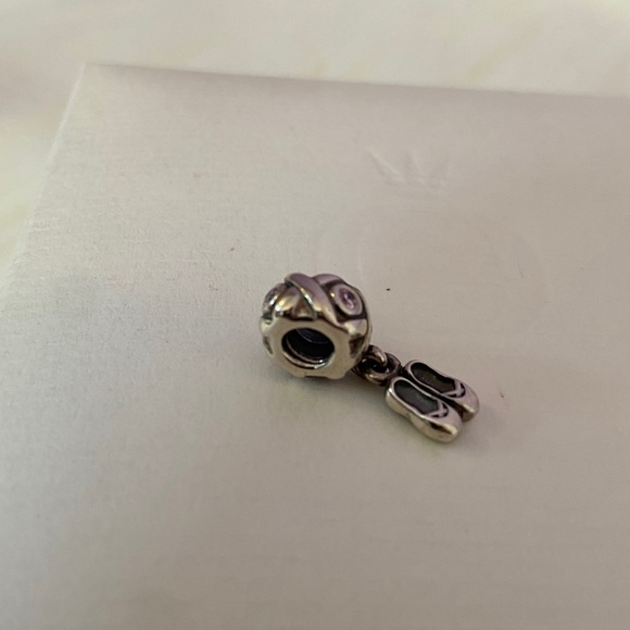Pandora Ballet Slippers Bracelet Charm - Picture 3 of 5